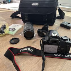 Canon EOS xsi Camera Long Focus Lens