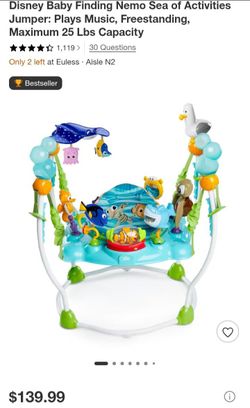 NEW FINDING NEMO JUMPER SEAT