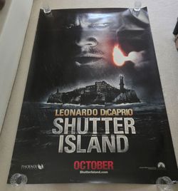 Shutter Island (2009) BUS STOP MOVIE  THEATER POSTER 48X70 Leonardo DiCaprio