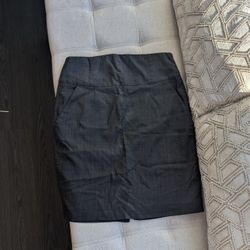 Banana Republic Charcoal Gray Pencil Skirt Size 8 