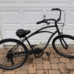 🚲 Electra Cruiser 7D – 7-Speed Comfort Bike – Matte Black – $300 OBO