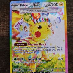 Pokemon Cards Pikeachu Ex SiR
