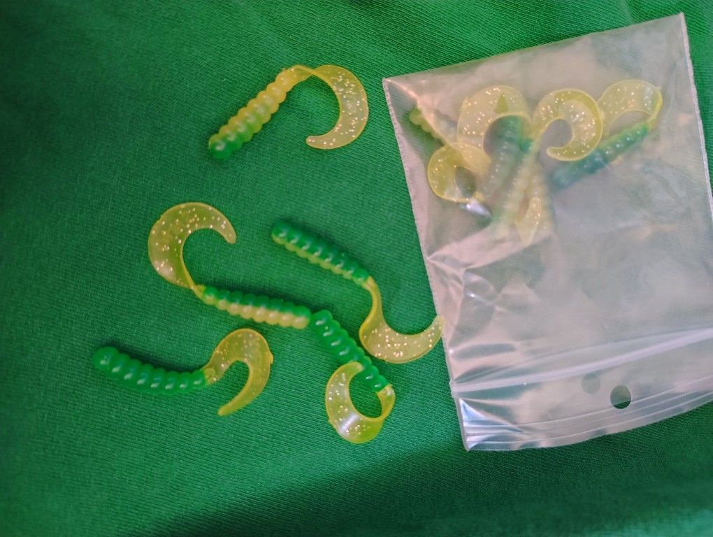 John Deere Green Fishing Soft Baits 