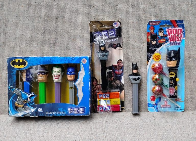 Pez Dispensers For The Batman Collectors