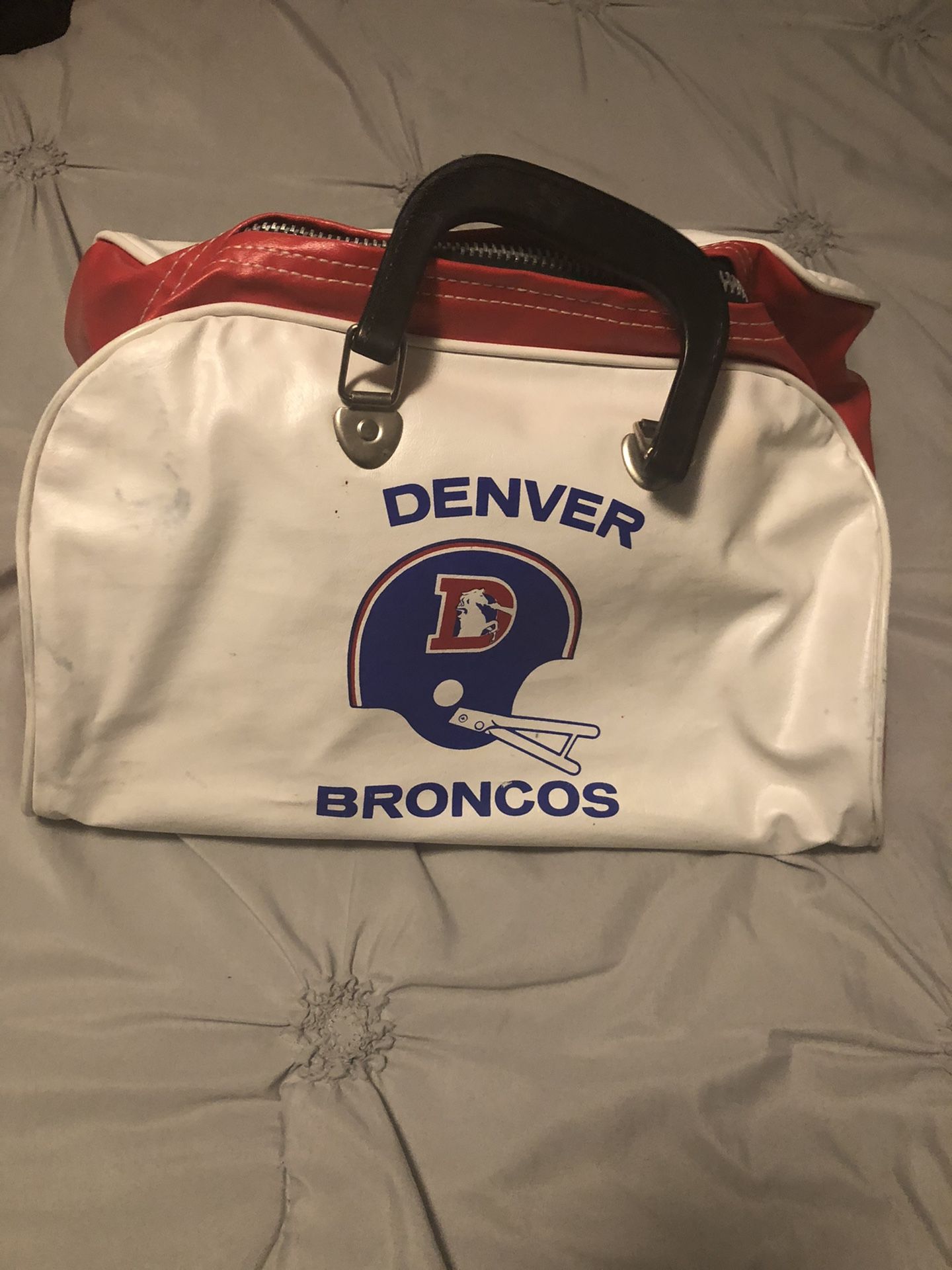 Vintage Broncos Duffle Bag