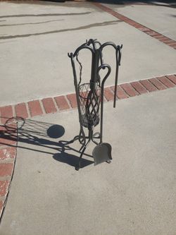 Rought Iron Fireplace Tools