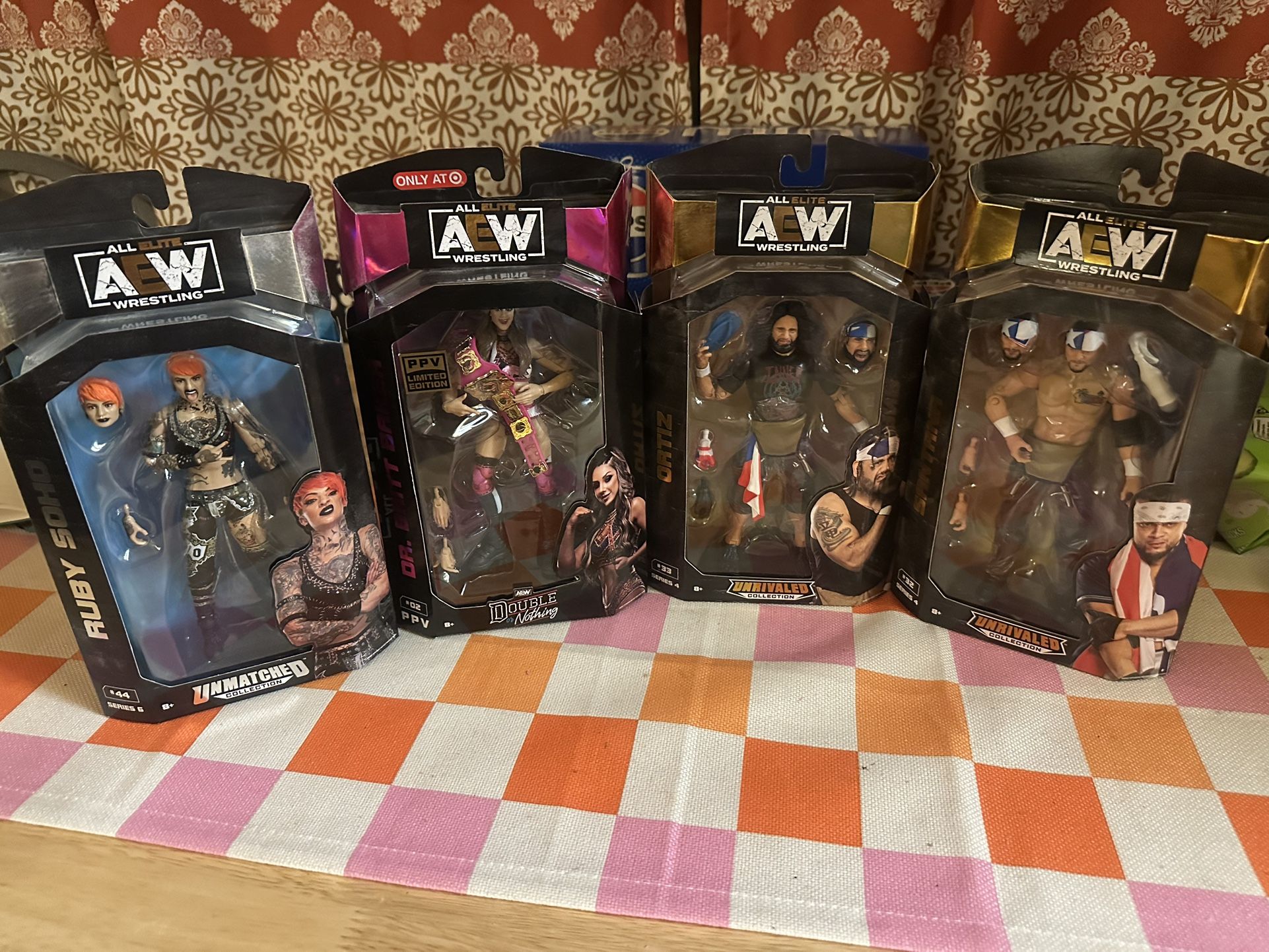 AEW figures