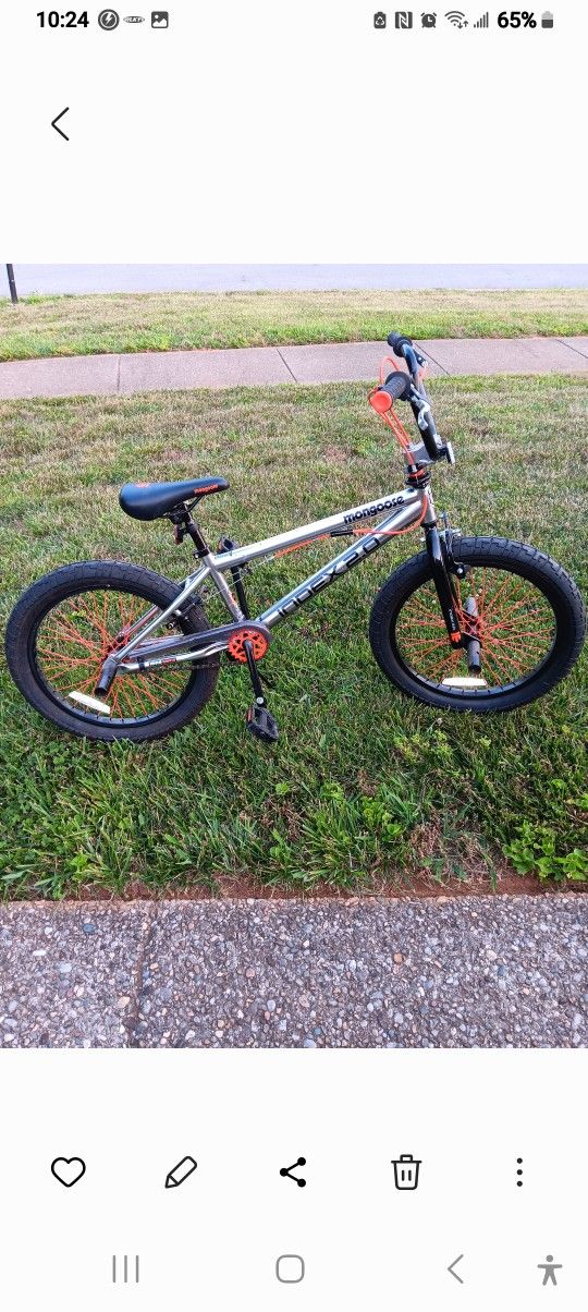 BMX BIKE (Mng.BMX Co."INDEX 2.0 Mongoose)