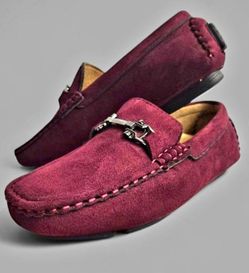 Kids Burgundy loafers
