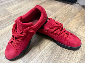 Puma Suede Classic Red/Black - Men's Size 10 - Excellent Condition