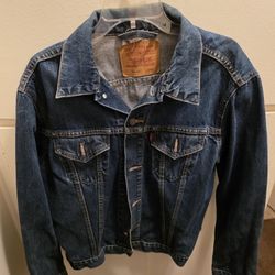 vintage levis denim jacket sz large men