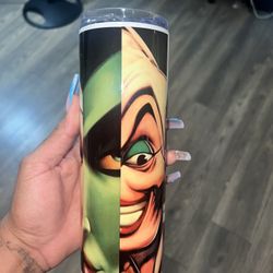 Villains 20 Oz sublimation Tumbler