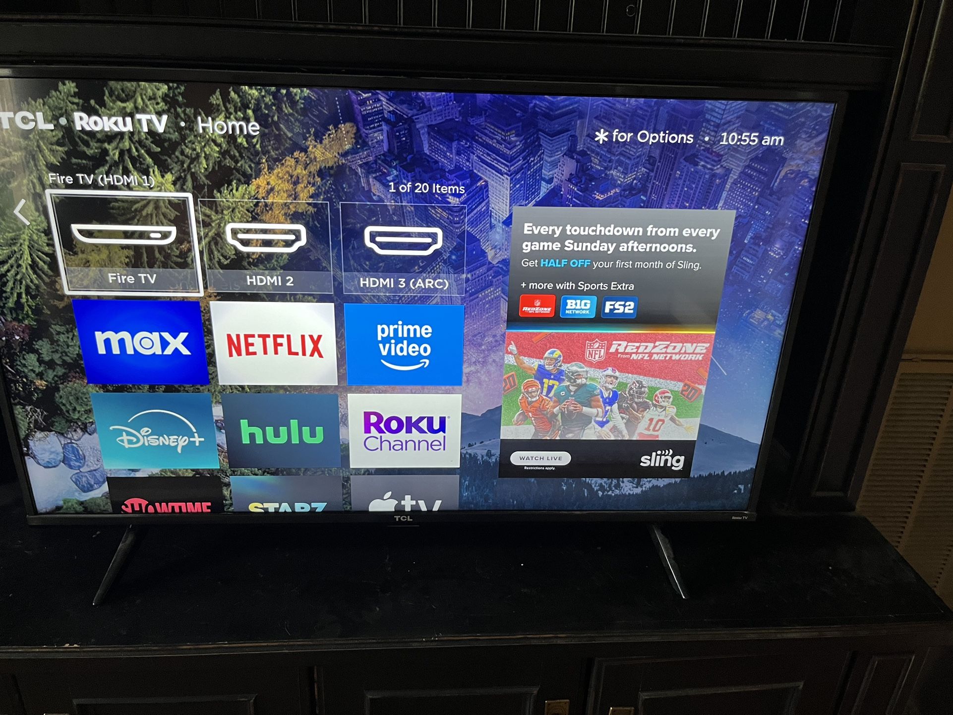43 Inch TCL Roku TV