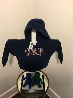 Baby Gap Logo’d Hoodie Pull-Over - NEW