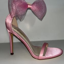 Pink Bow Heels 