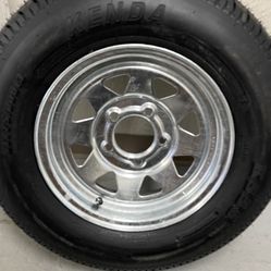 New 175-80-13inch Trailer Tire With Galvanize Rim  $120 Each 