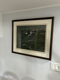 Michael D'Antuono Framed Eagle Art 