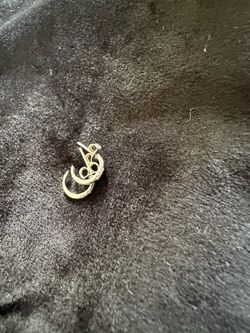 Sterling Silver Huggie Hoops with Diamond