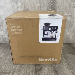 Breville the Barista Express Impress Espresso Machine BES876