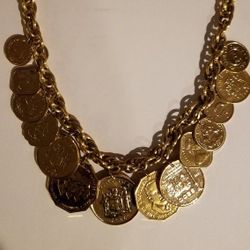 Necklace- Franklin Mint- The Golden Caribbean 24k GP - PRICE DROP