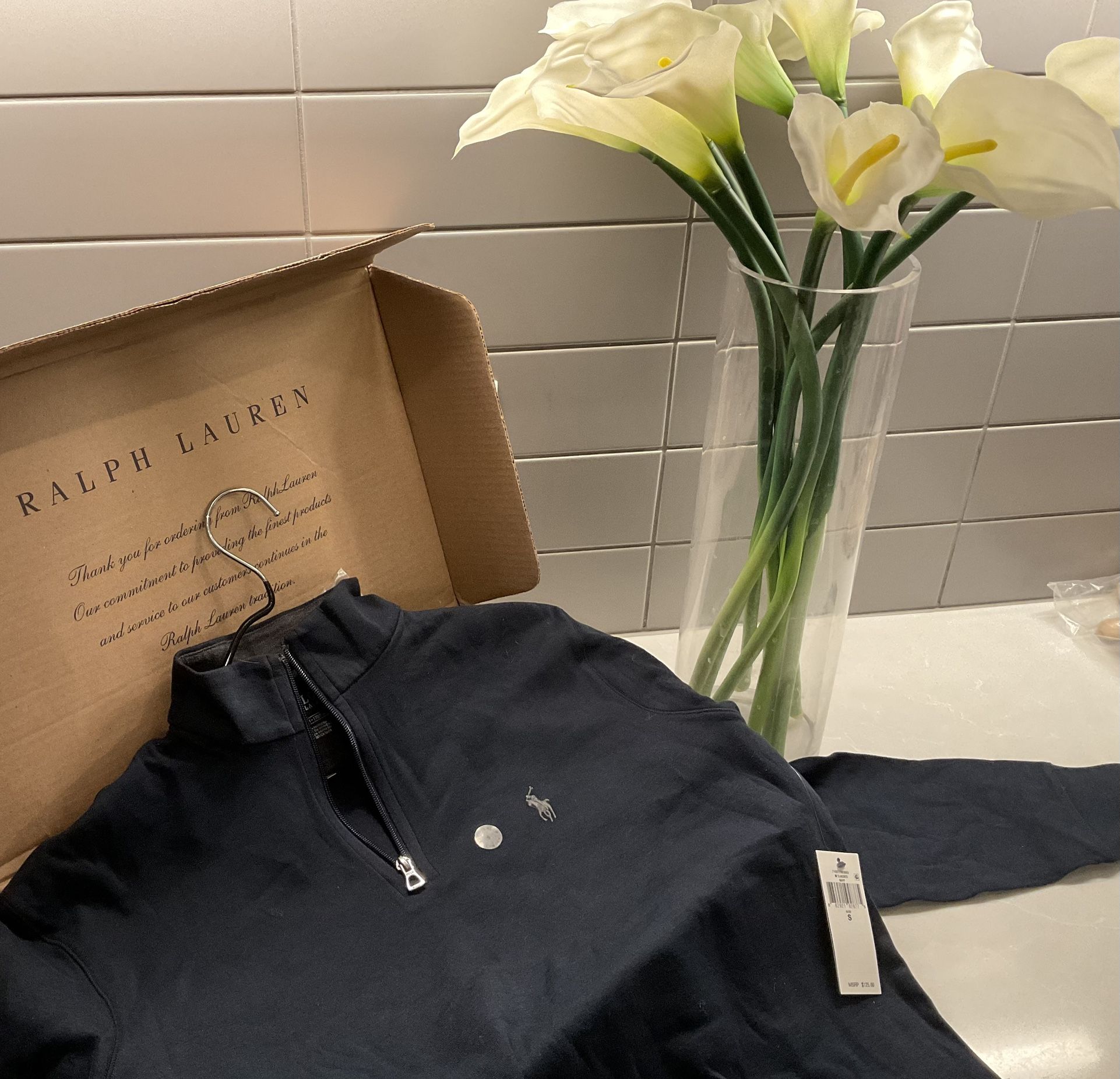 Luxury Jersey Quarter-Zip Pullover MEN CLOTHING HOODIES & SWEATSHIRTS Size S $65 (contact info removed) Ask for Skylar  