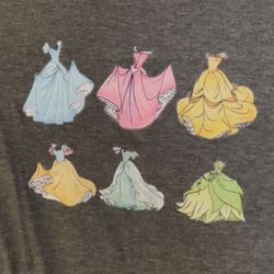 Princess 👸🏼 New! Grey Disney Princess Shirt Size 1XL