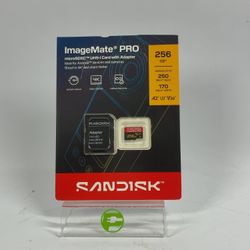 New SanDisk ImageMate Pro 256GB 30MB/s UHS-I SDXC Card 4K