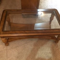 Grand Island Coffee Table Glass Top