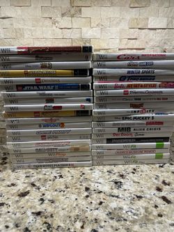 Nintendo Wii Video Games - $5 Each