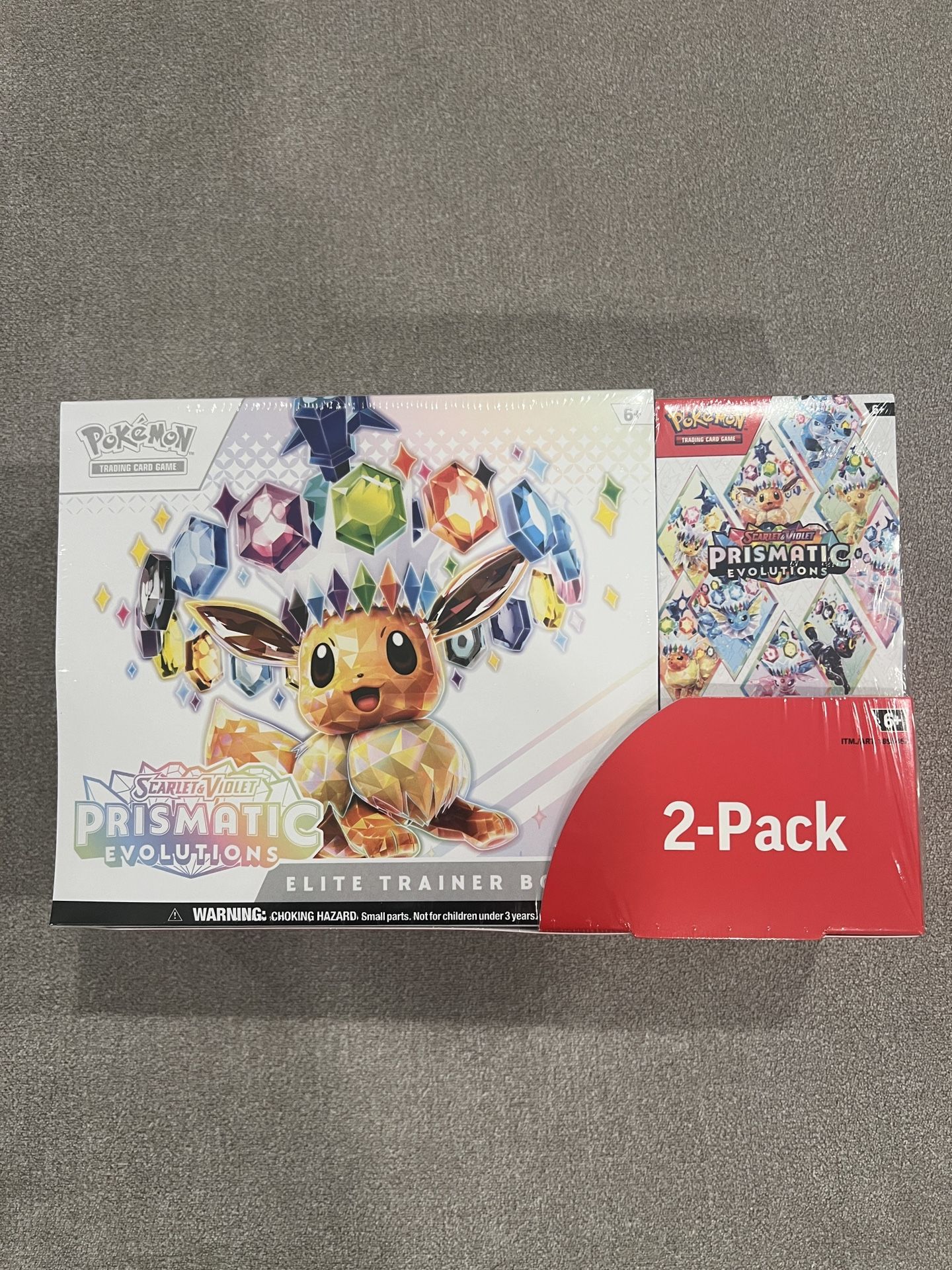 Pokemon Prismatic Evolutions ETB Booster Bundle Costco