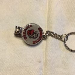Georgia Bulldogs Nail Clipper, Keychain