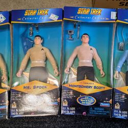 1996 Playmates Star Trek figures and Picture