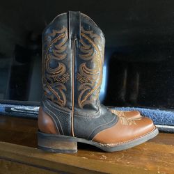 Longhorn Western Boots Size 7