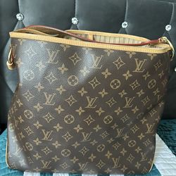 Louis Vuitton Brown Monogram Delightful PM Canvas Shoulder Bag 2018 original