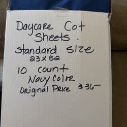 Daycare Cot sheets