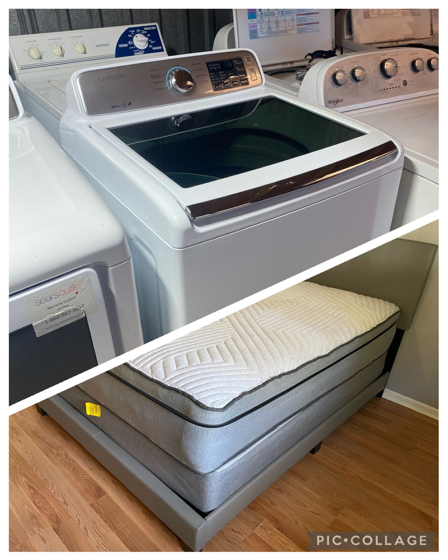 π₯ BED FRAME + MATTRESS + BOX SPRING + WASHER & DRYER SPECIAL β $750 π₯
