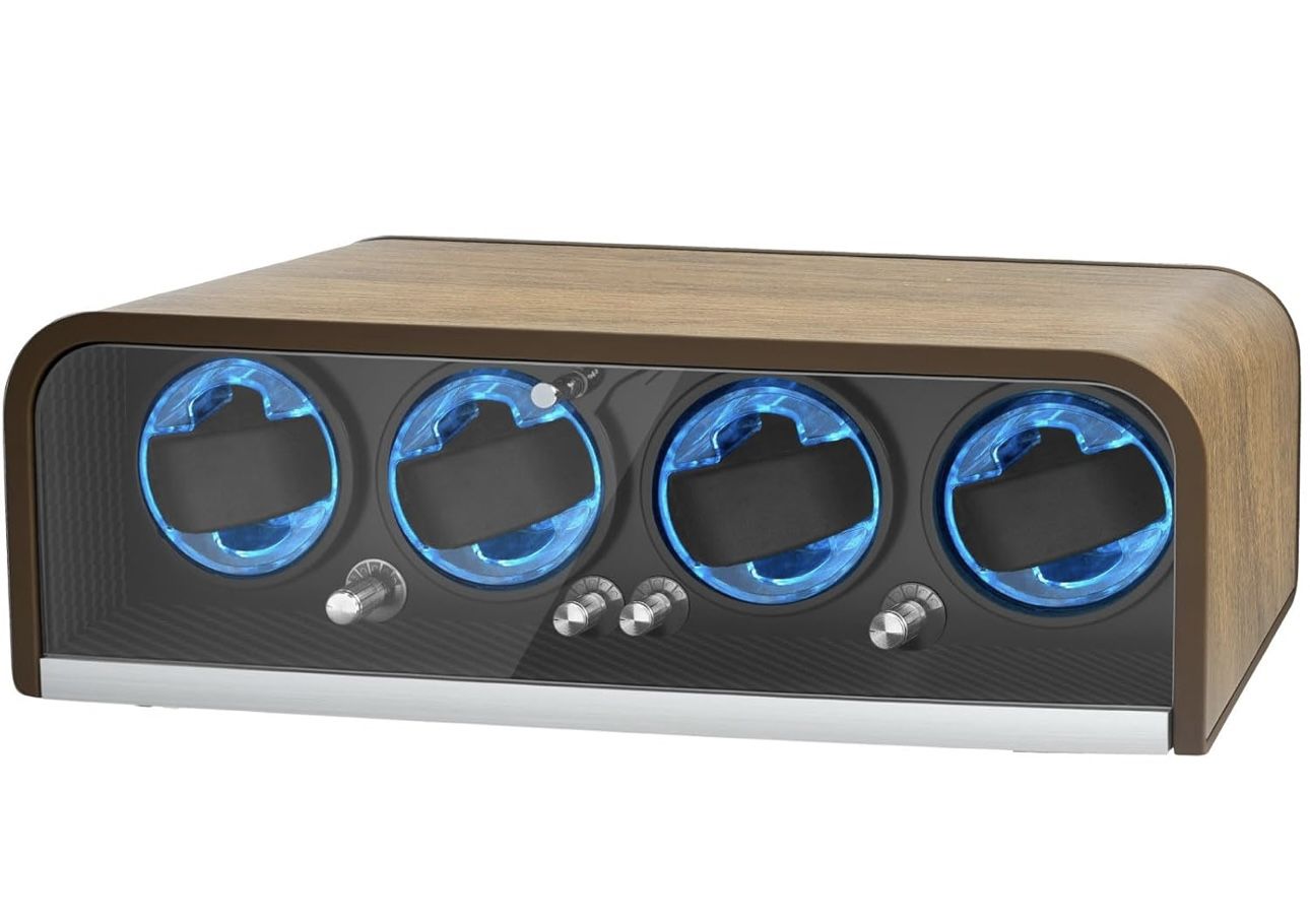 Watch Winder for Automatic Watches, Watch Winders 1/2/4/8 Slot for