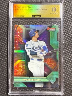 2025 Bowman's Best #C-14 SHOHEI OHTANI Circutiry Dodgers MBA 10 GEM MINT
