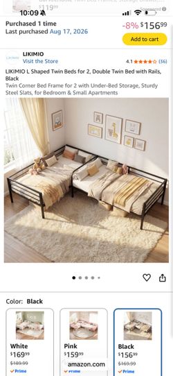 Twin bed frame