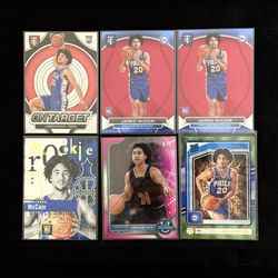Jared McCain Mixed Parallel Lot (6)