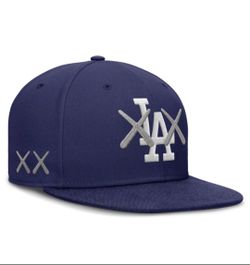 Los Angeles Dodgers Nike x KAWS Dri-FIT True Structured Fitted Hat - Royal 7 7/8