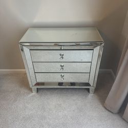 Mirrored Night Stand - 2 Available 