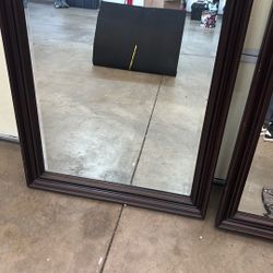 Two 24x29 Inch Mirrors Used