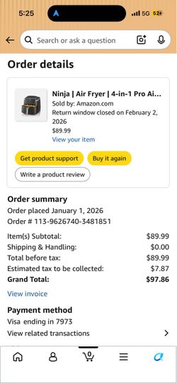 Ninja | Air Fryer | 4-in-1 Pro