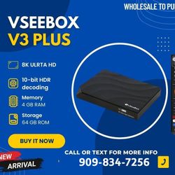 VSEEBOX V3 PLUS - BRAND NEW  - AUTHORIZED DEALER  - 1 YEAR WARRANTY 
