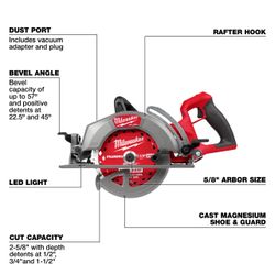Milwaukee m18 fuel cordless saw