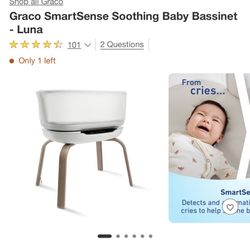 Graco Smartsense Soothing Baby Bassinet