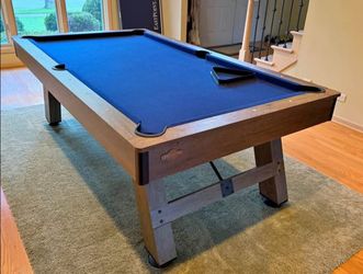 Pool Table engineered wood top 7f with  Ping Pong Top