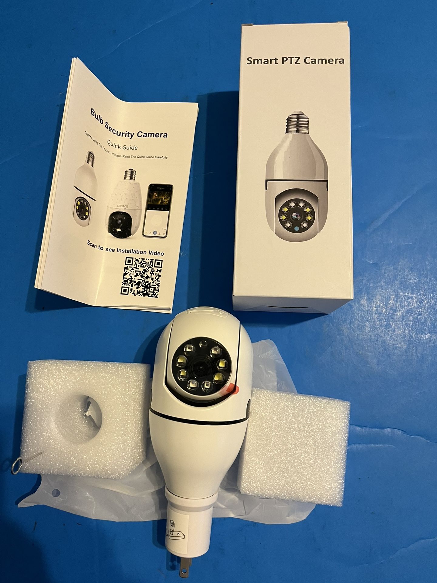 Brand new Wireless Security 360° 1080P Light Bulb Camera with Wi-Fi IR Night