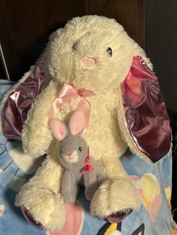 Stuffed Animal Bunny Friends, Two stuffed animals